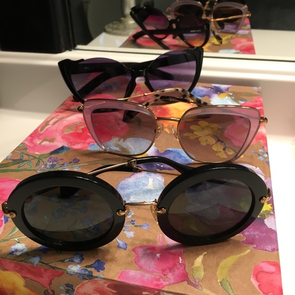 Miu Miu Accessories - 3 Pairs of MIU MIU sunglasses